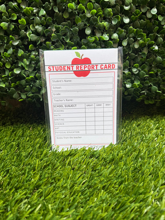 Kids Playtime Pad - Student Report Card