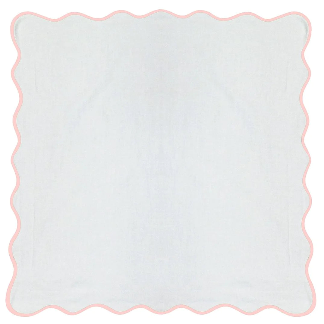 Laura Park Scalloped Euro Sham-Pink