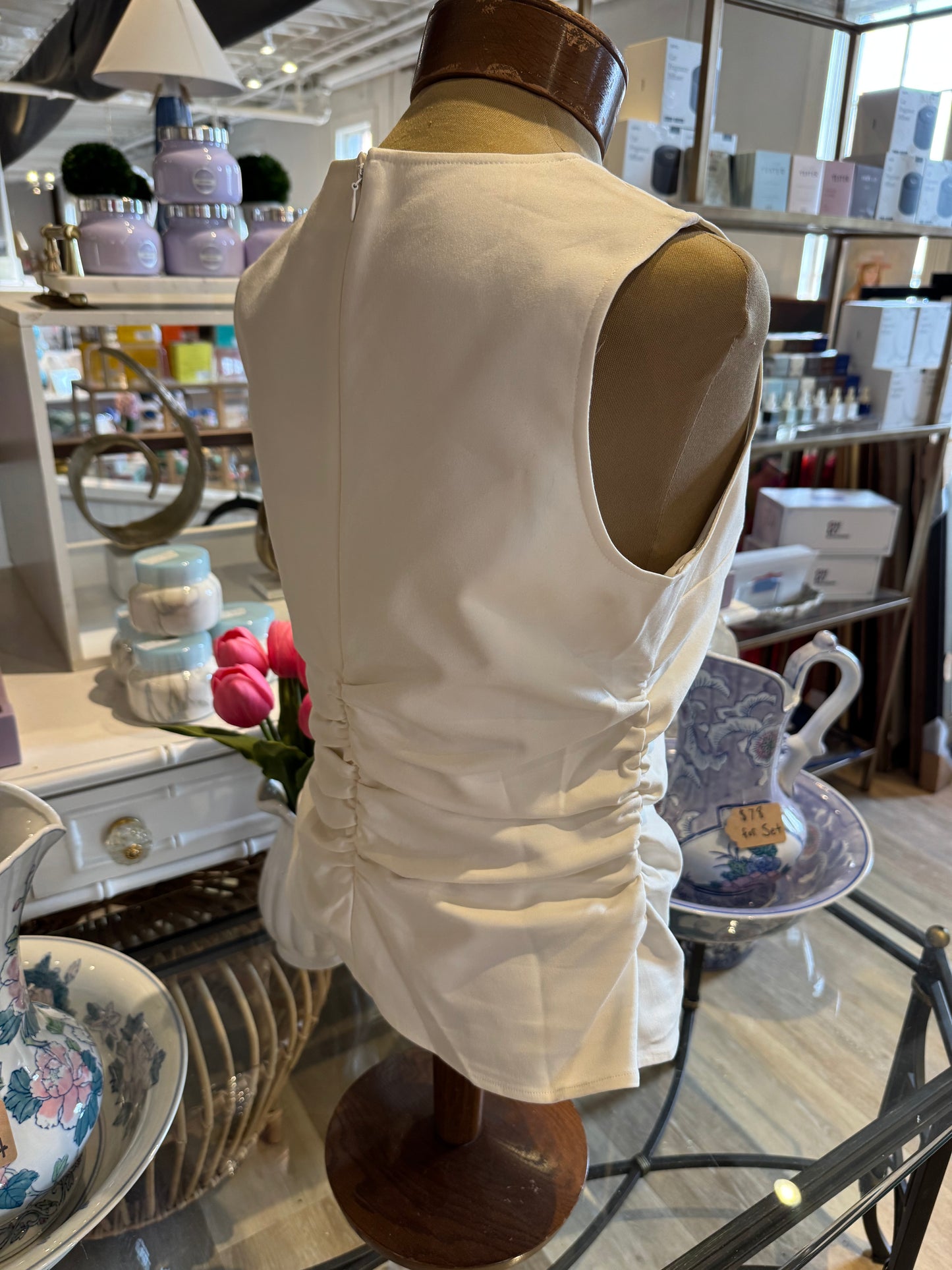 Jett Tank-Washed White