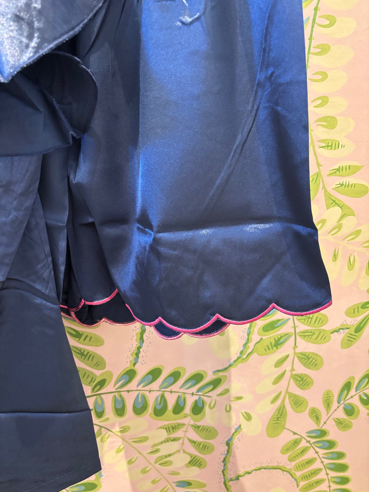 Short Sleeve Pajama Set - Navy