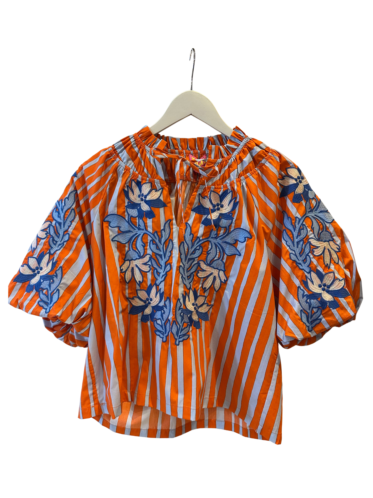 Puff Sleeve Floral Top