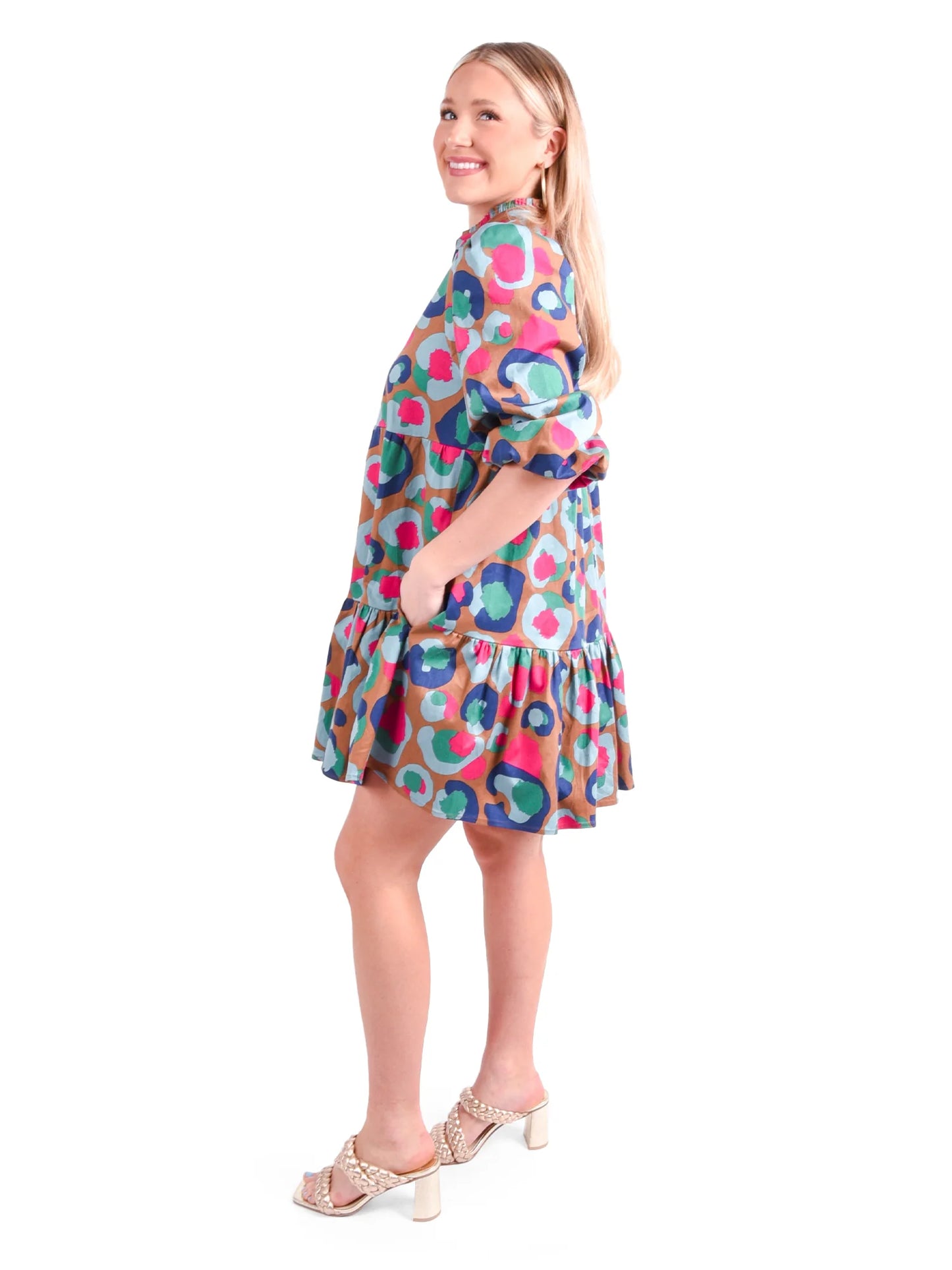 Meadowbrook Spot Cheetah - Frankie Dress