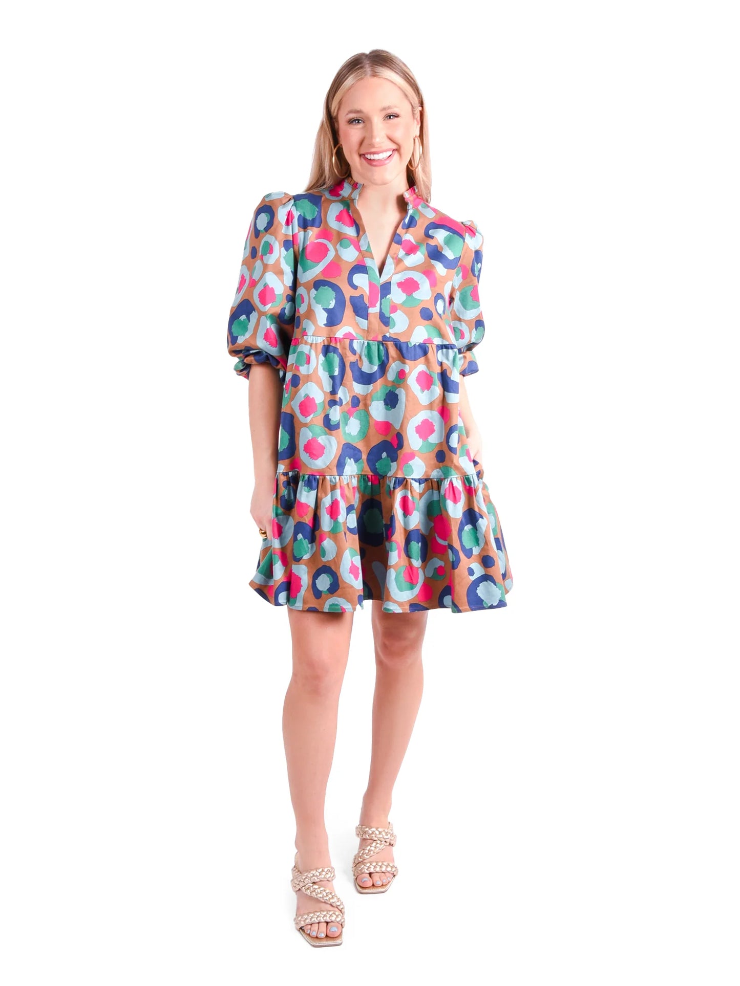 Meadowbrook Spot Cheetah - Frankie Dress