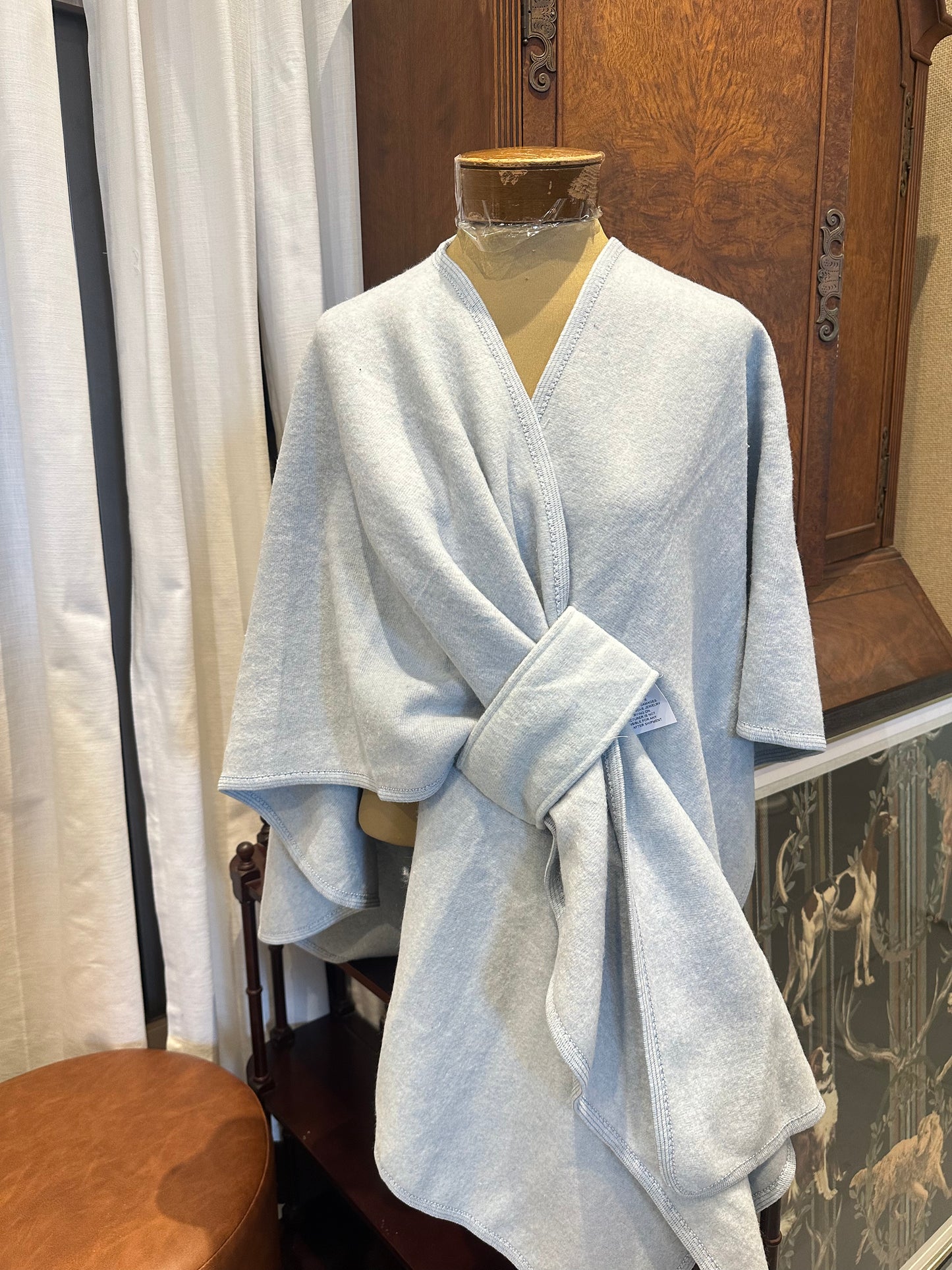 Knit Wrap- Sky Blue