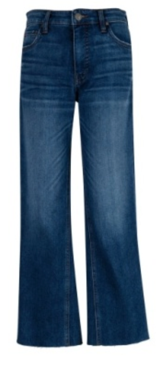 KELSEY HIGH RISE FAB AB ANKLE FLARE