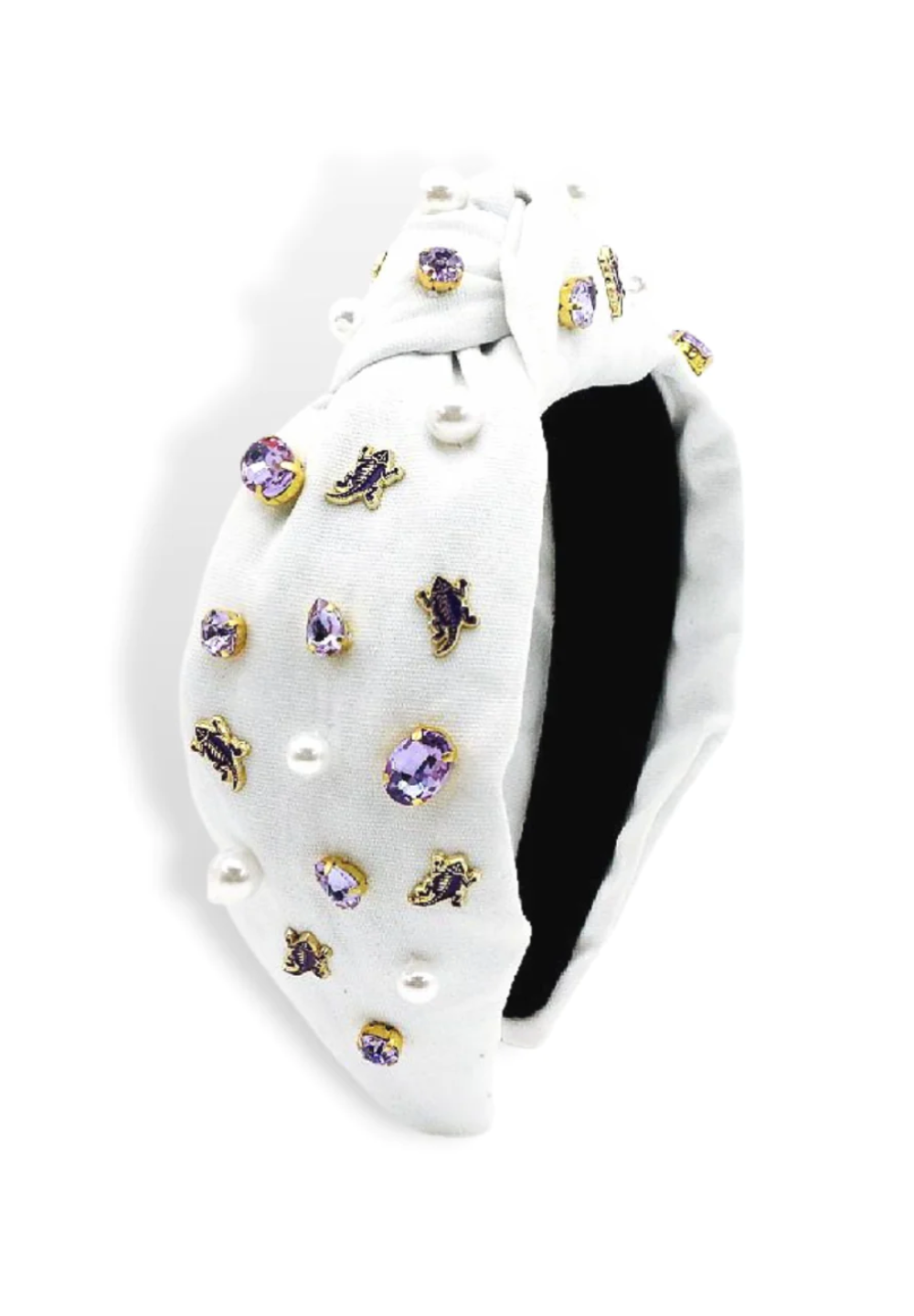 White TCU Headband