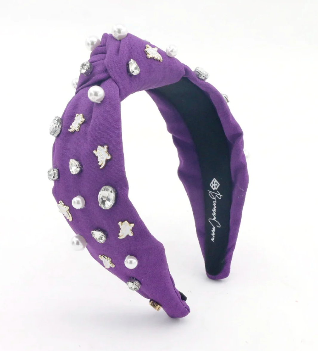 Purple TCU Headband
