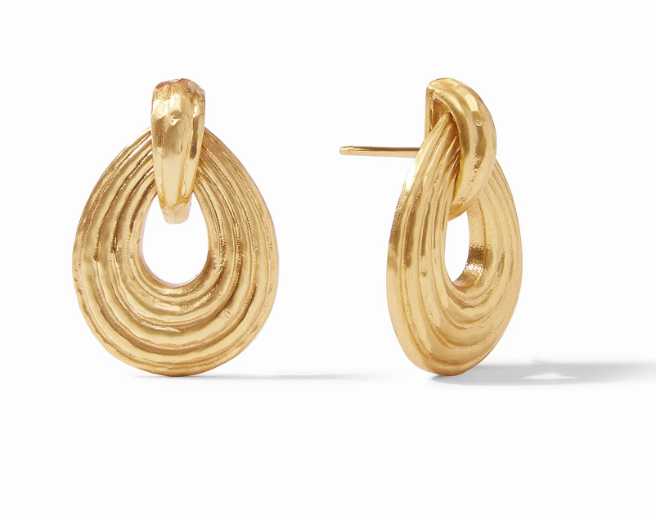 Havana Demi Doorknocker Earrings - OS