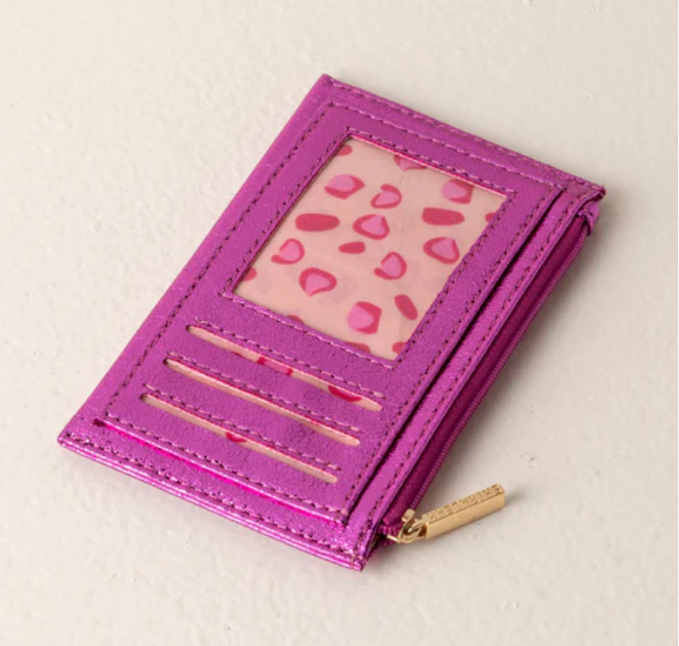Skyler Card Holder - Magenta