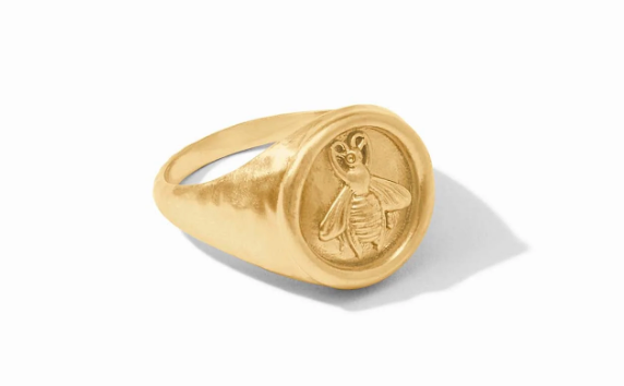 Bee Signet Ring Size 7