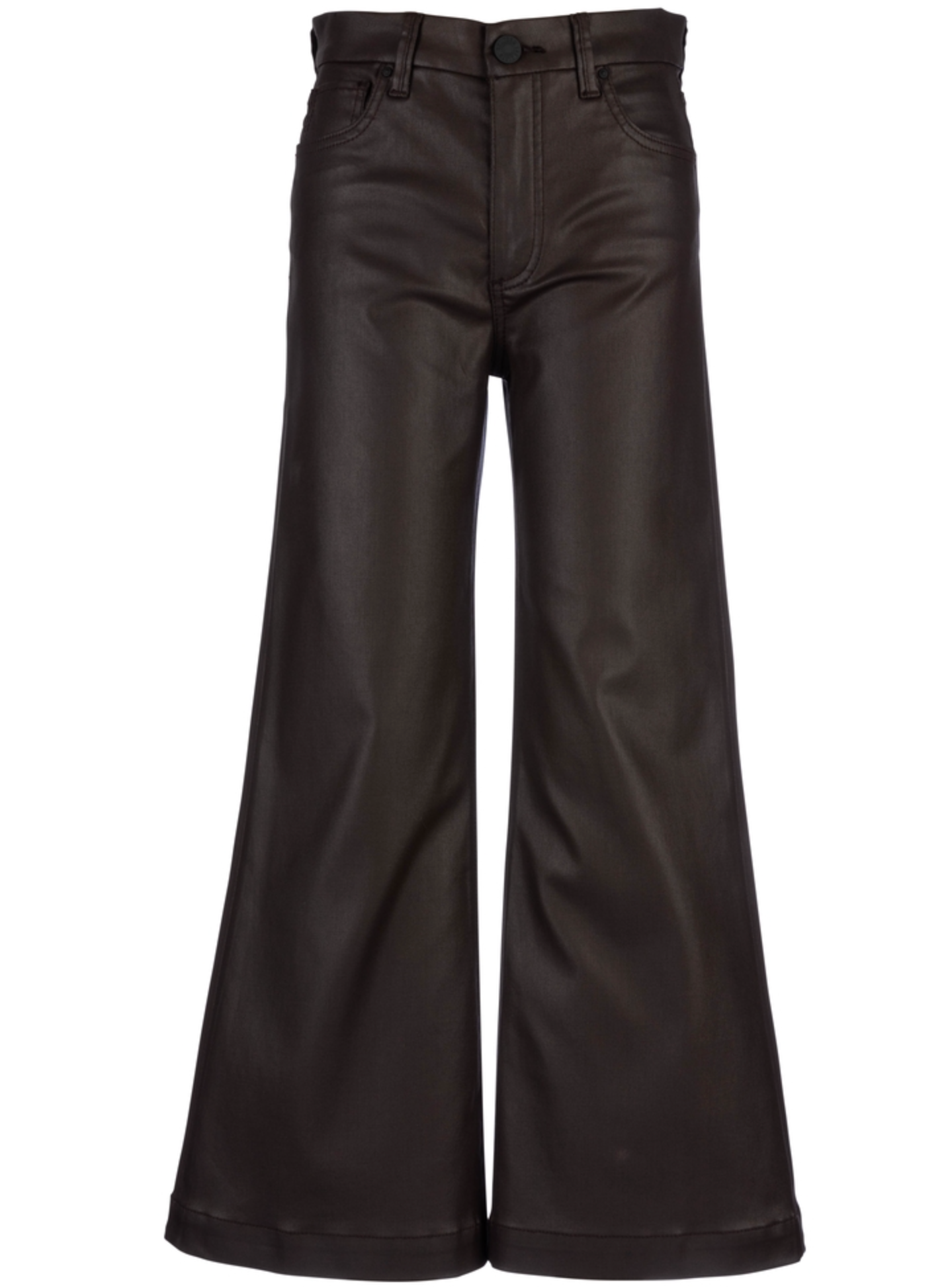 Meg High Rise Fab Ab Wide Leg-Chocolate