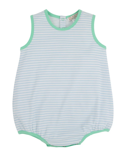 Patton Play Bubble Buckhead Blue Stripe with Grace Bay Green