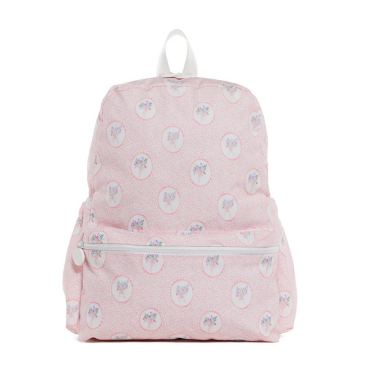 Floral Medallion Pink Backpack
