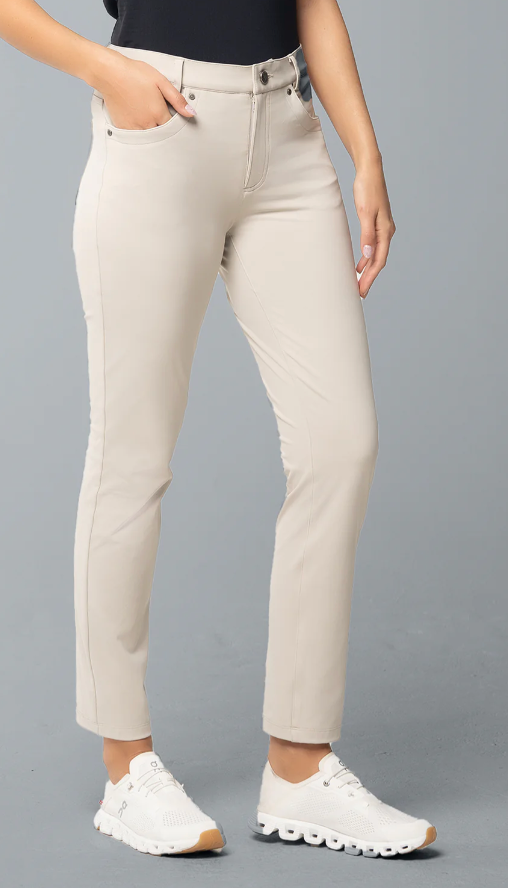 5 Pocket Performance Pant - Stone