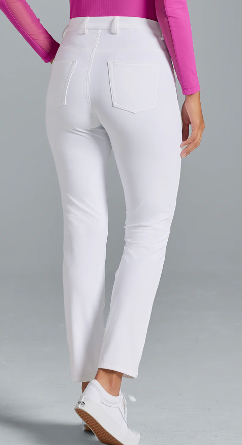 5 Pocket Performance Pant - White