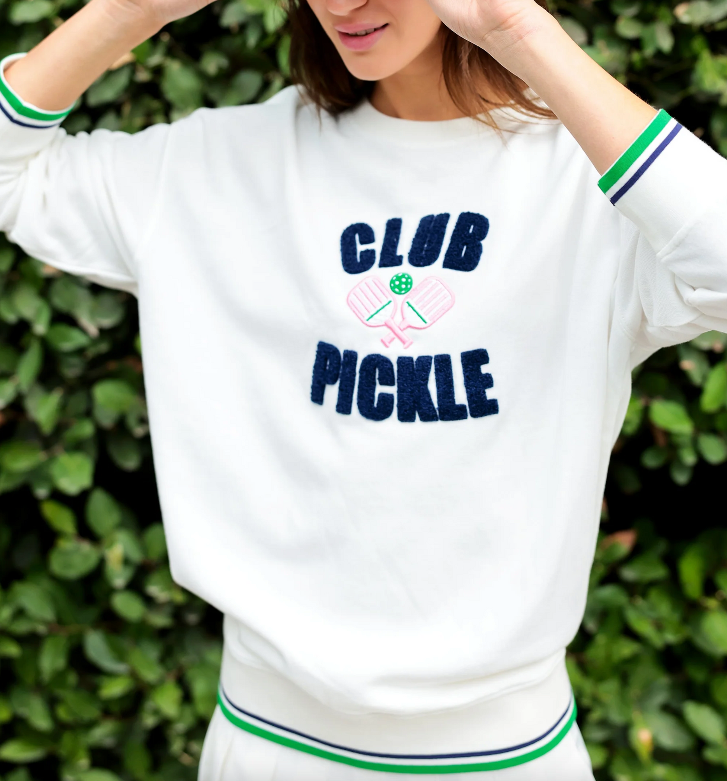 Club Pickle Ball Sweatshirt - Ivory