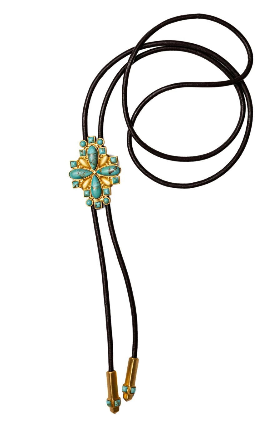 Thunder Creek Turquoise Bolo Tie