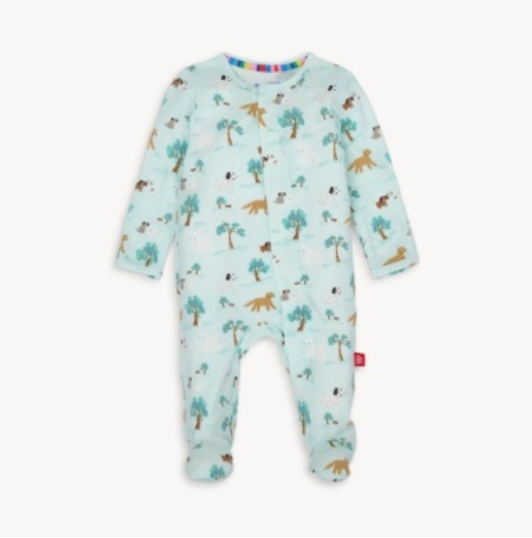 Central Bark Modal Footie