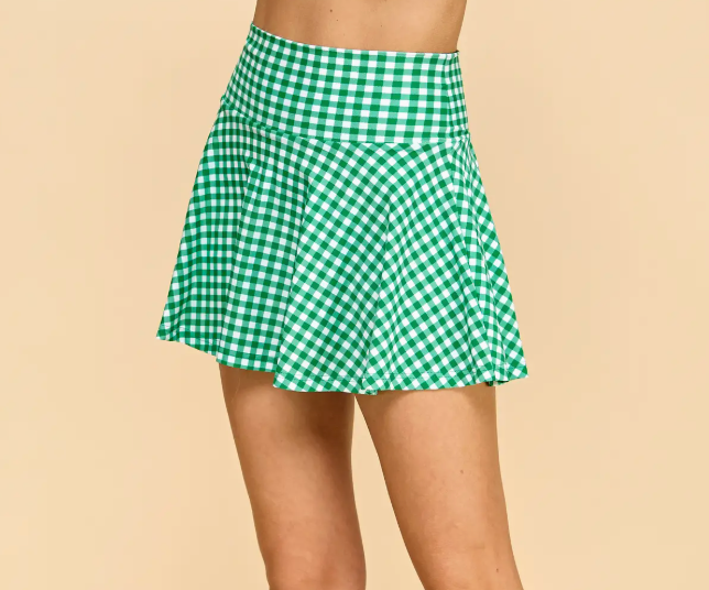 Kelly Green Athletic Skirt