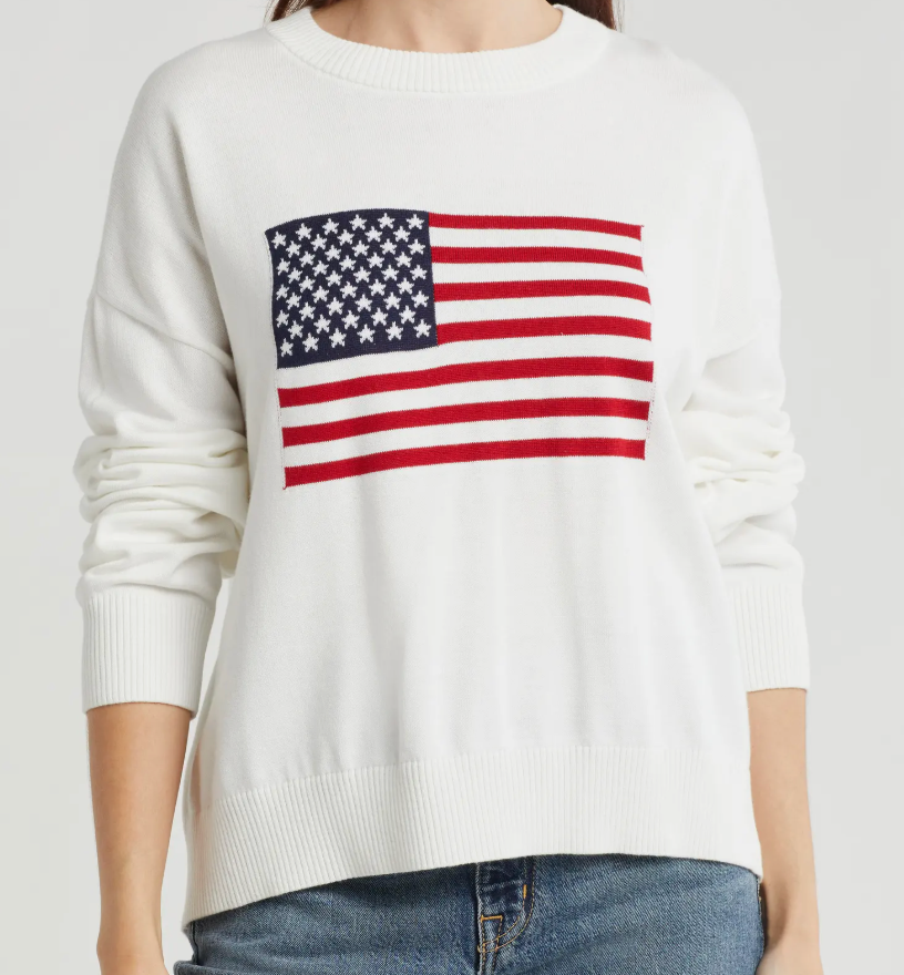 American Flag Sweater