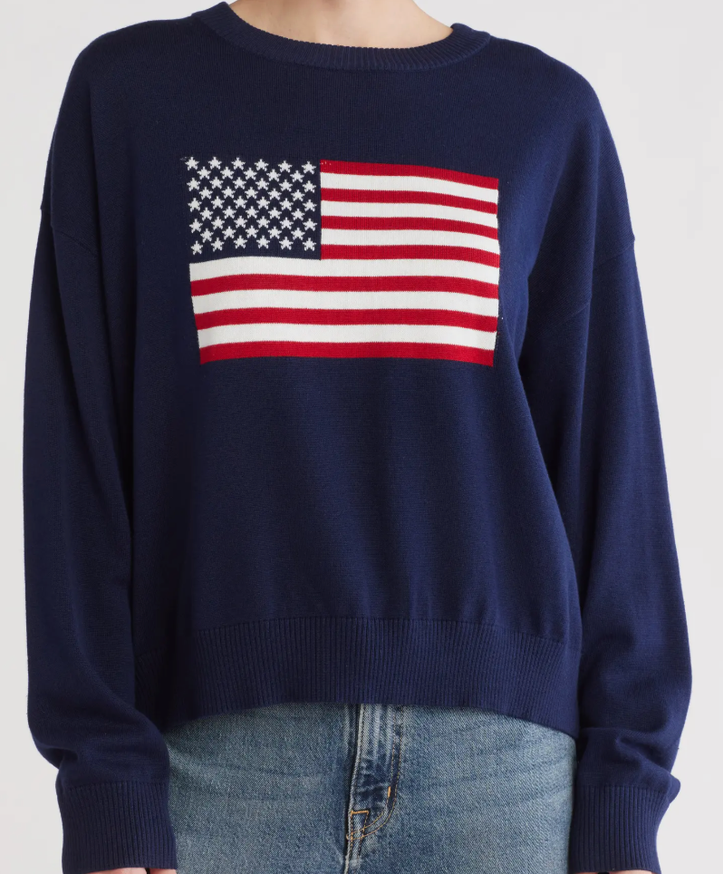 American Flag Sweater