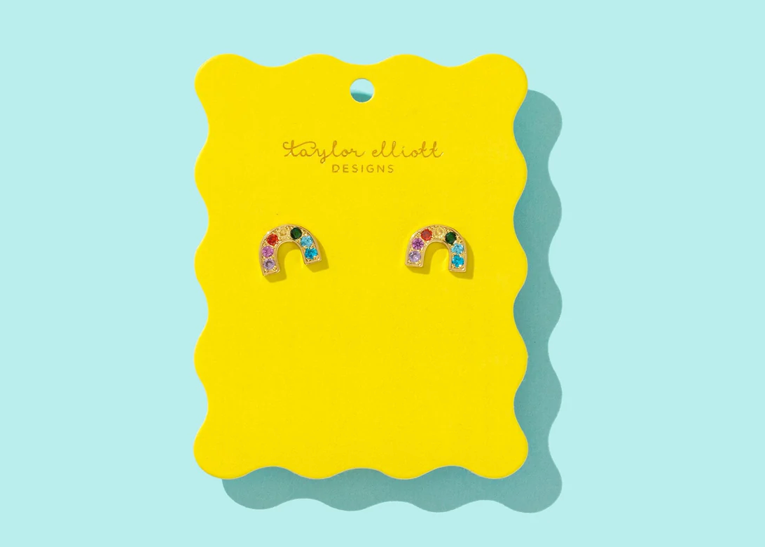 Charlie Rainbow Stud Earrings