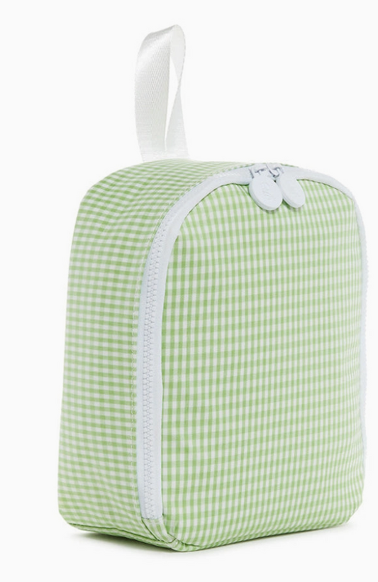 Bring It Lunch Bag - Gingham Leaf2