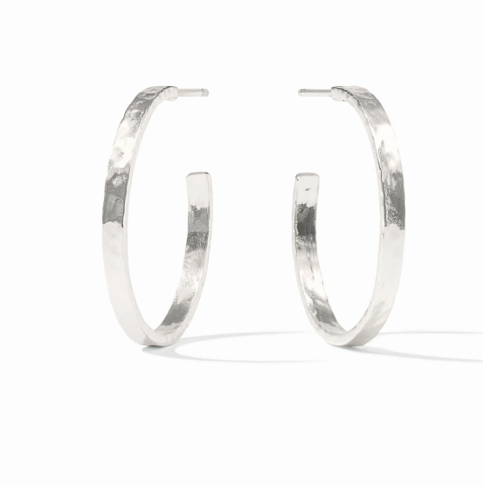Crescent Hoop-Silver-M