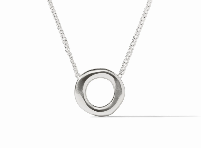 Wave Circle Delicate Necklace
