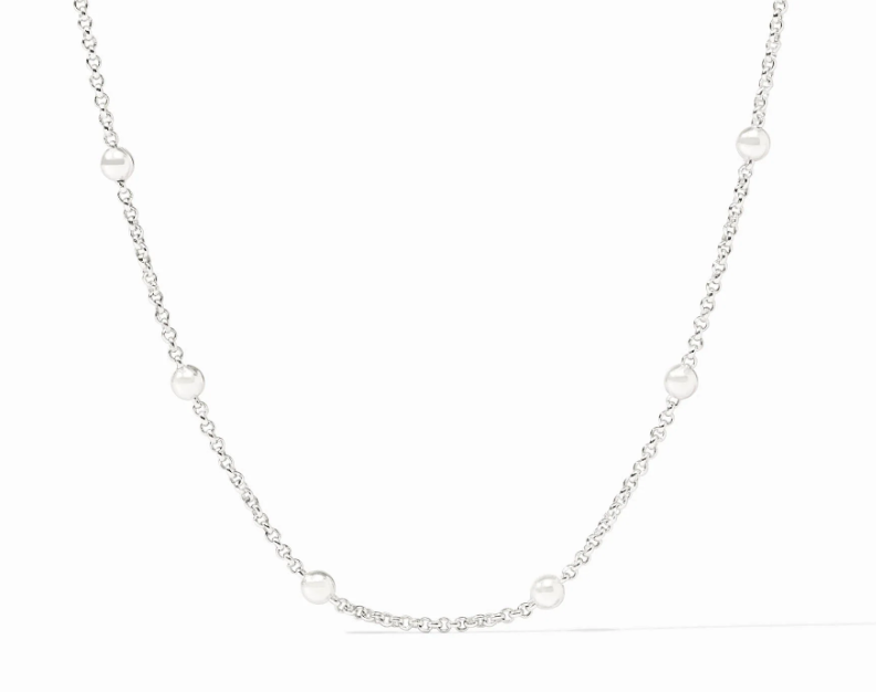 Solara Delicate Station Necklace -24"