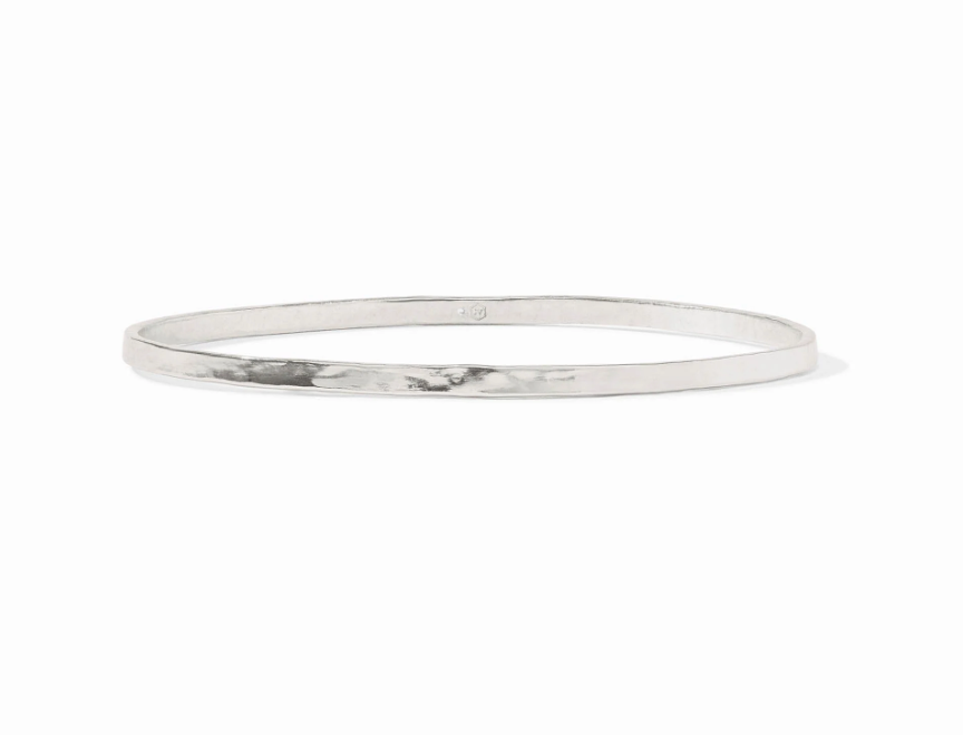 Crescent Bangle-Silver