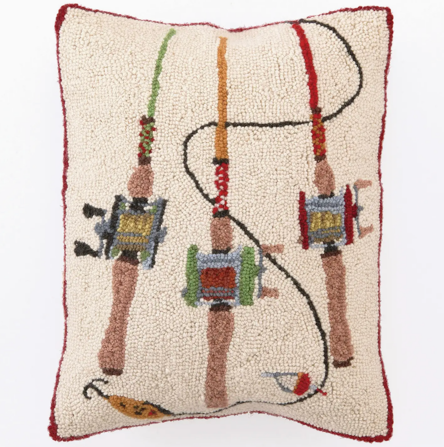 Fishing Rods Hook Pillow