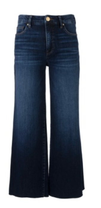 MEG HIGH RISE FAB AB WIDE LEG RAW HEM