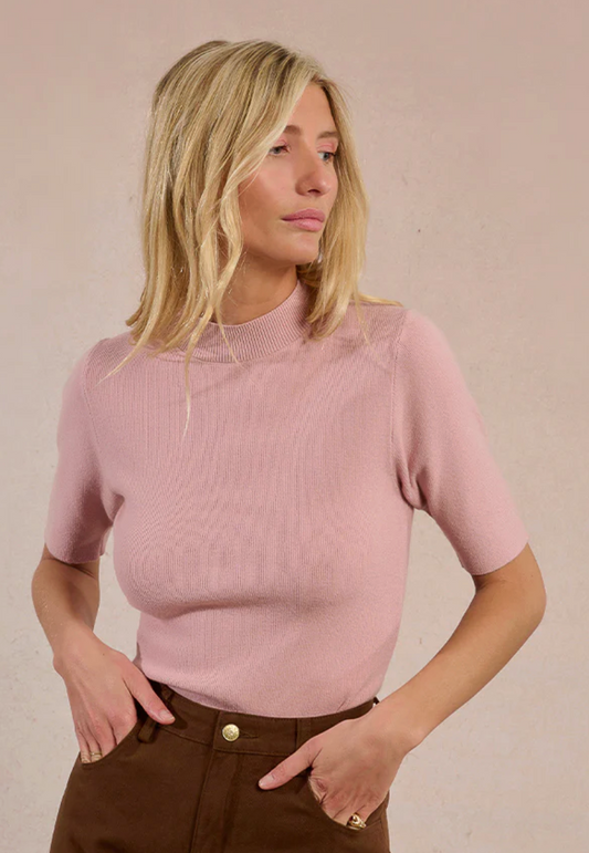 Ladies Knitted Sweater- Pink