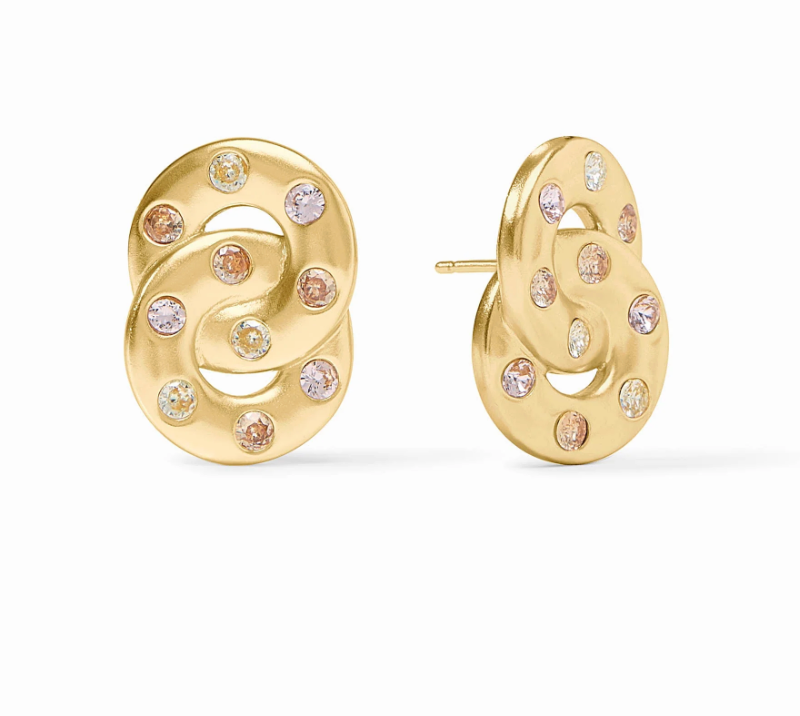 Rainbow Infinity Earring