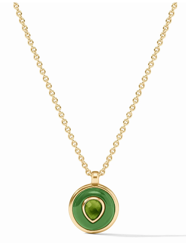 Carnaby Delicate Necklace - Palmetto Green