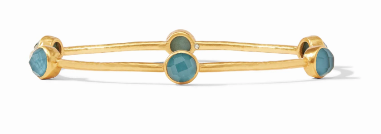 Milano Luxe Bangle - Iridescent Montana Blue