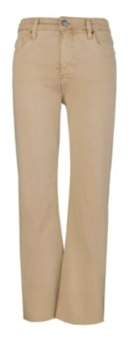 KELSEY HIGH RISE FAB AB ANKLE FLARE-NSET LEG-BISCOTTI