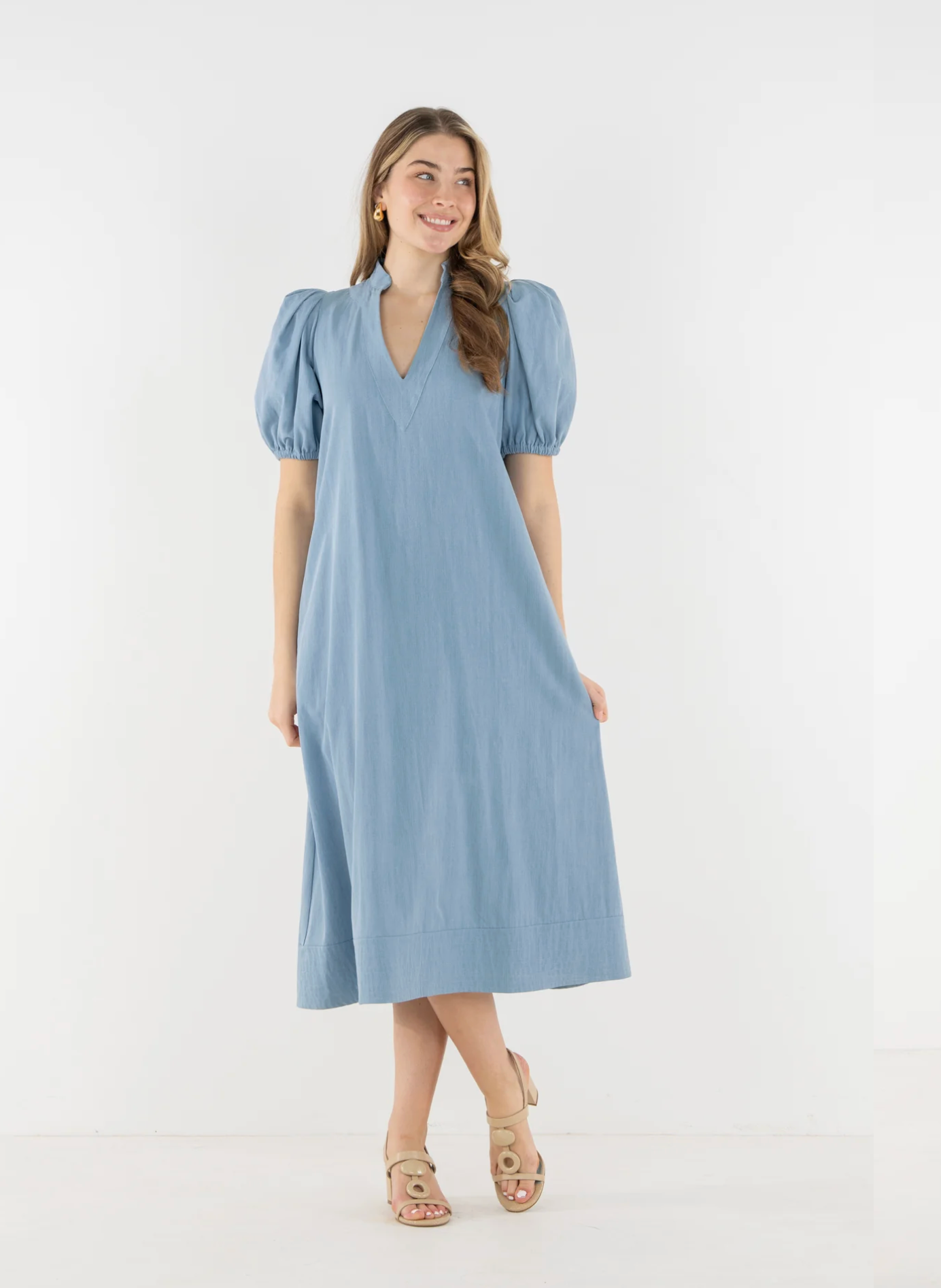 Hampton Dress - Denim