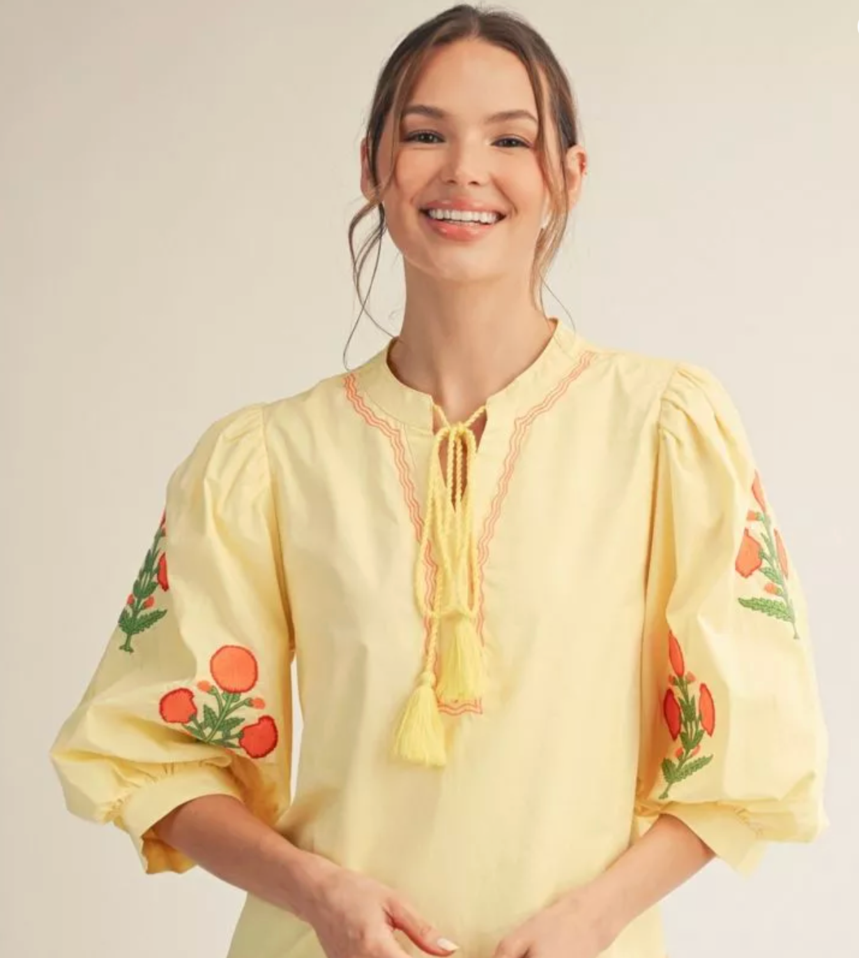 Butter Yellow Blouse