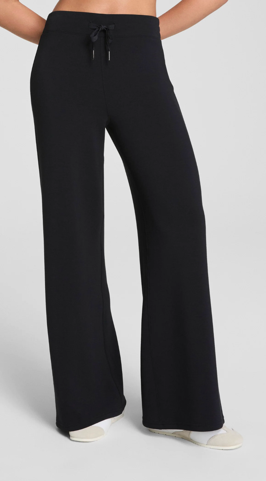 SPANX AirEssentials Wide Leg Pant-Very Black