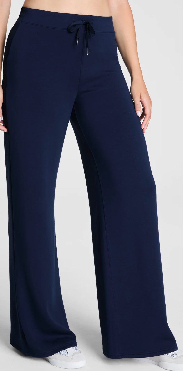 SPANX AirEssentials Wide Leg Pant- Navy