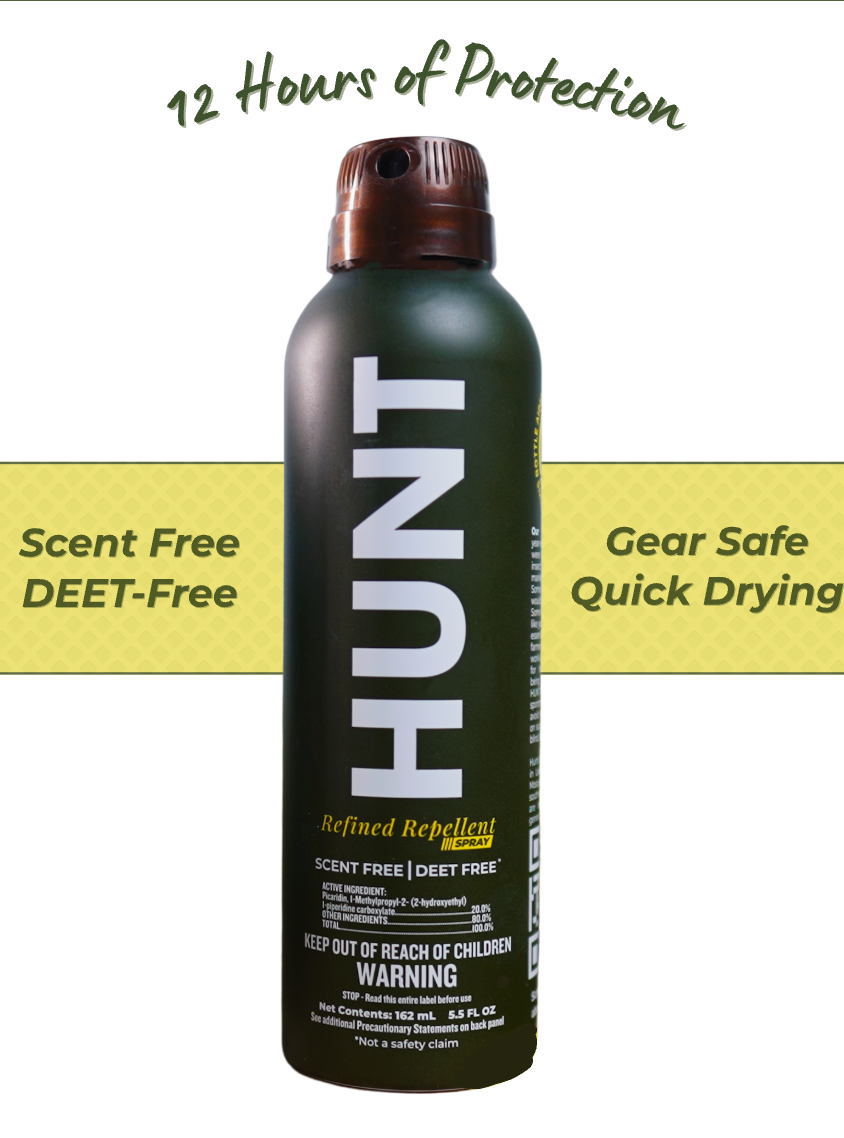 HUNT - Scent-Free, DEET-Free Insect Repellent Spray