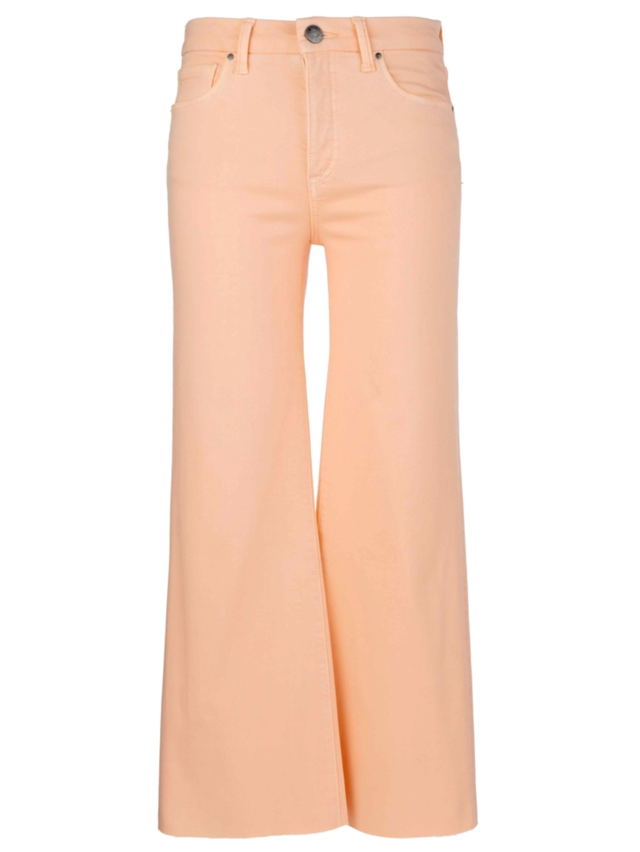 Meg High Rise Fab Ab Wide Leg With Raw Hem