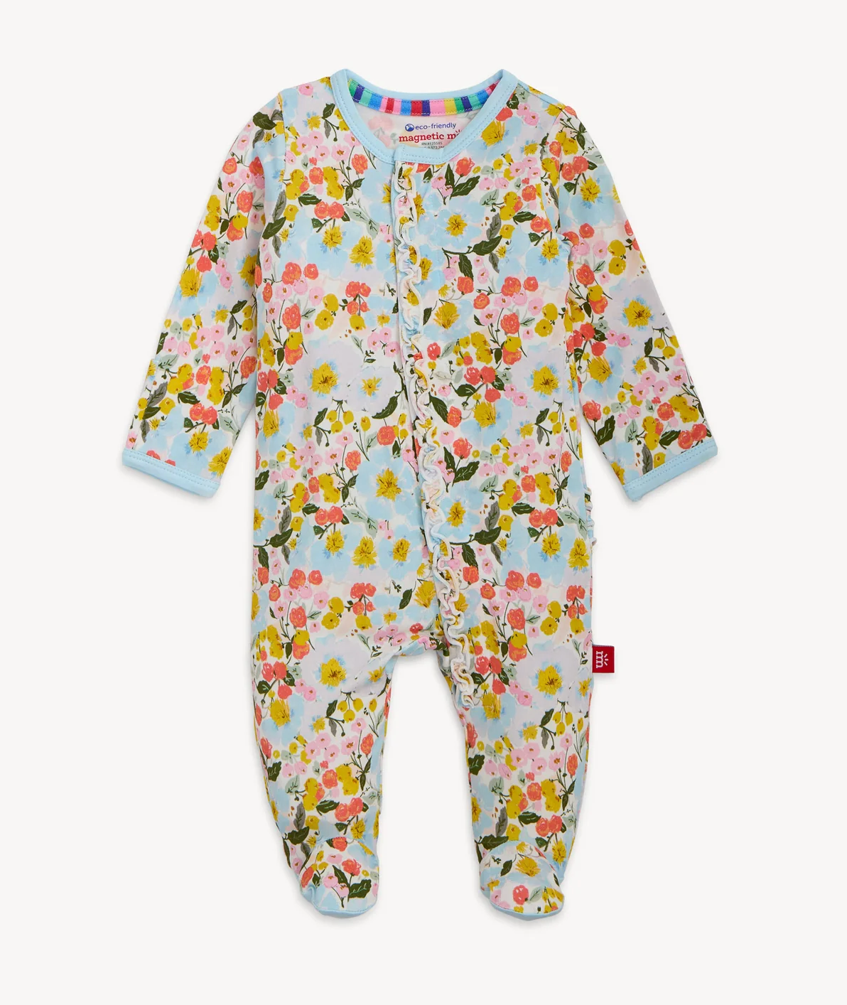 Seraphina Modal Magnetic Footie w/ Ruffle