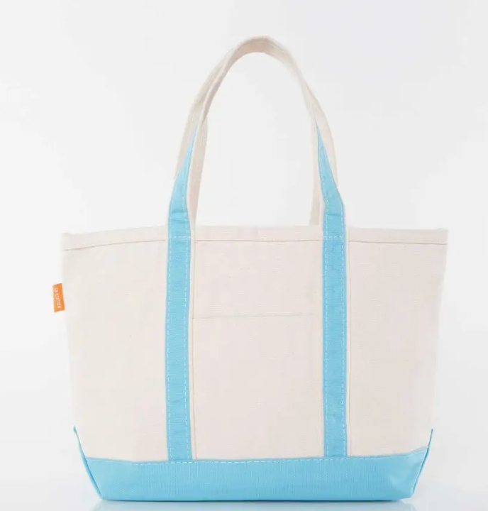 Medium Classic Tote- Baby Blue