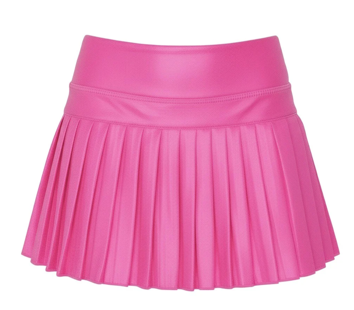 Mini Pleated Skort- Hot Pink