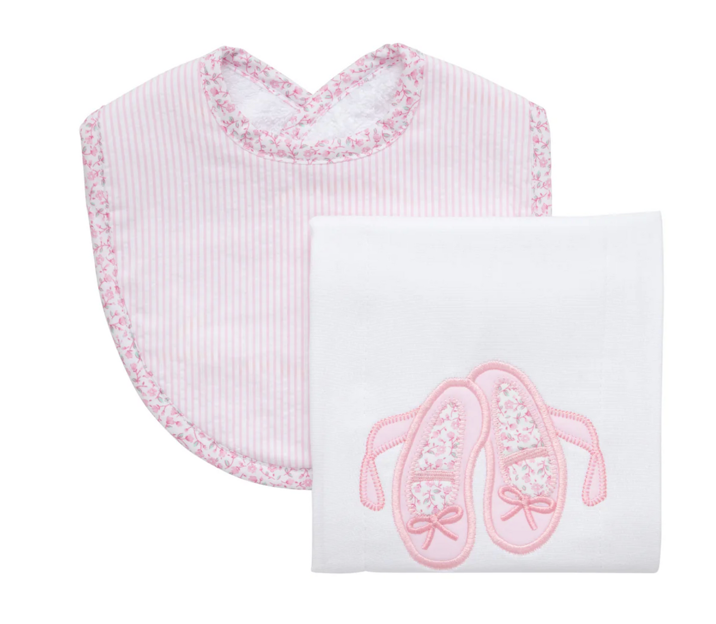 Ballet Basic Bib & Burp Boxed Set