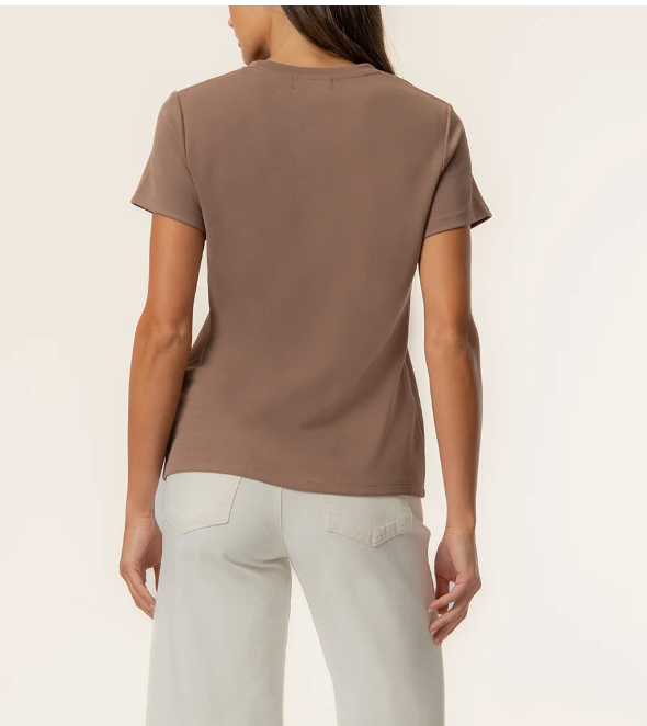Remington Scoop Neck Top - Latte