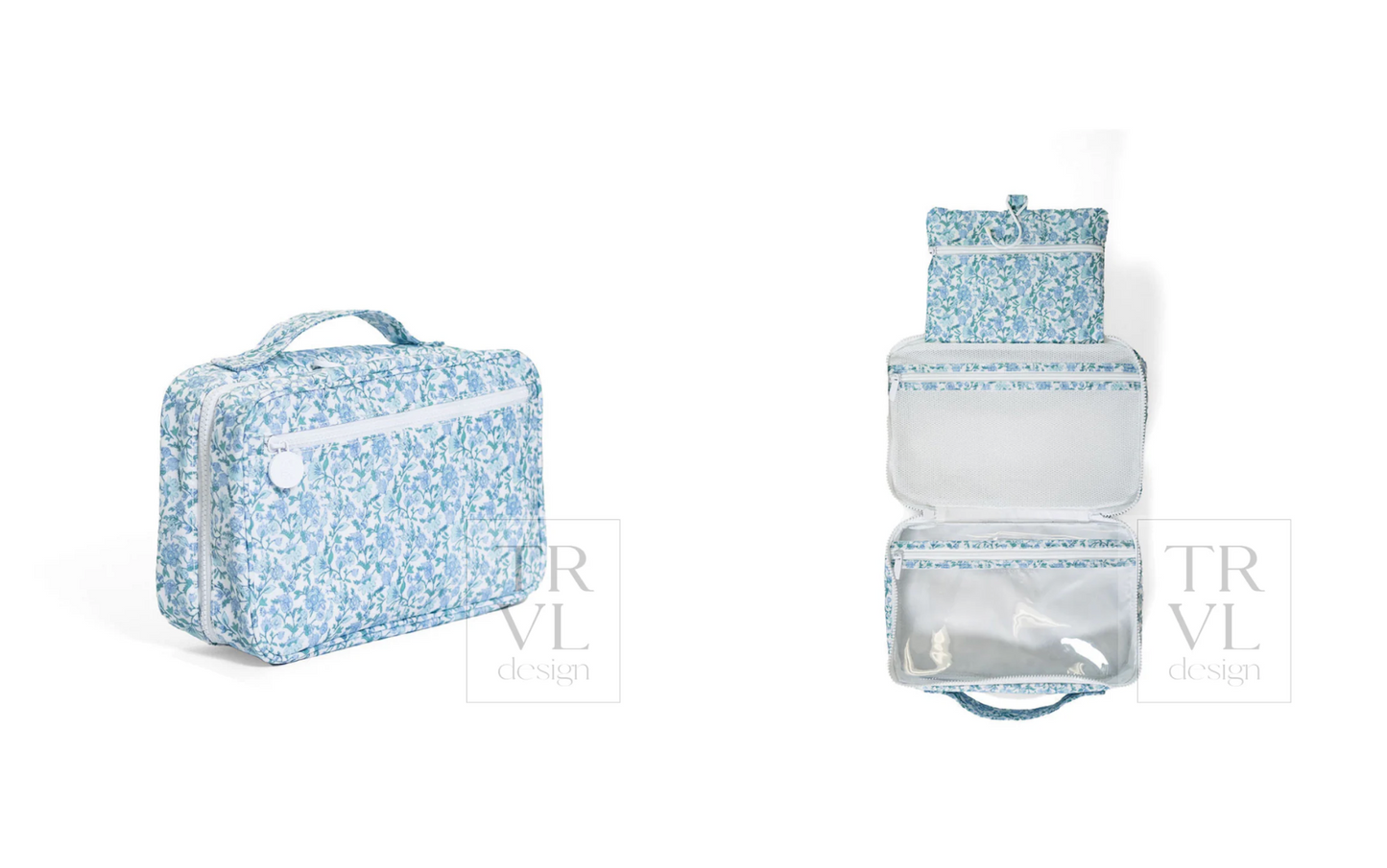 Bundle Up Hanging Toiletry Bag- Hampton's Floral